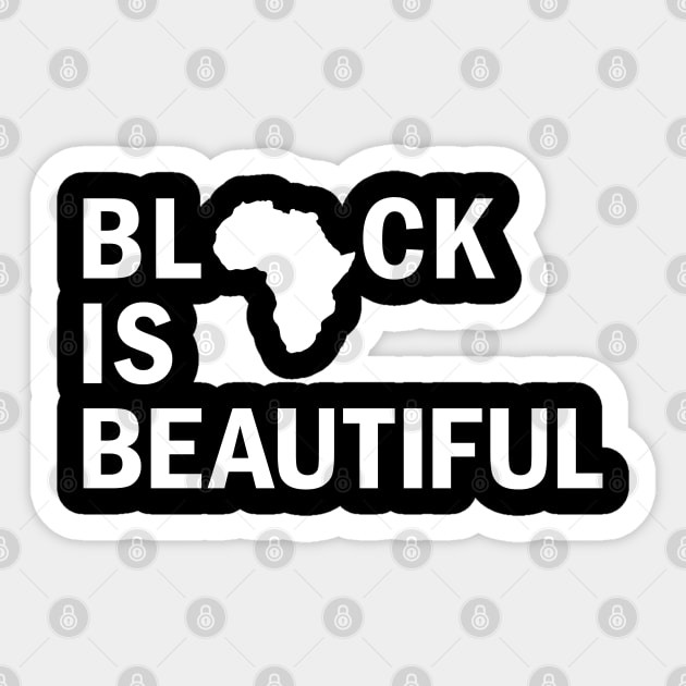 Black Is Beautiful, African American, Black Lives Matter, Black Power Sticker by UrbanLifeApparel